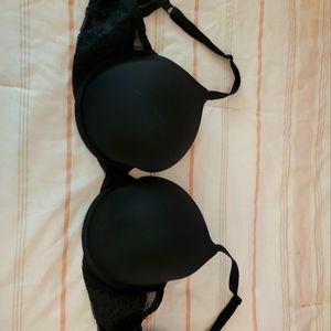 Body By Victoria Push Up size 38DD black bra
